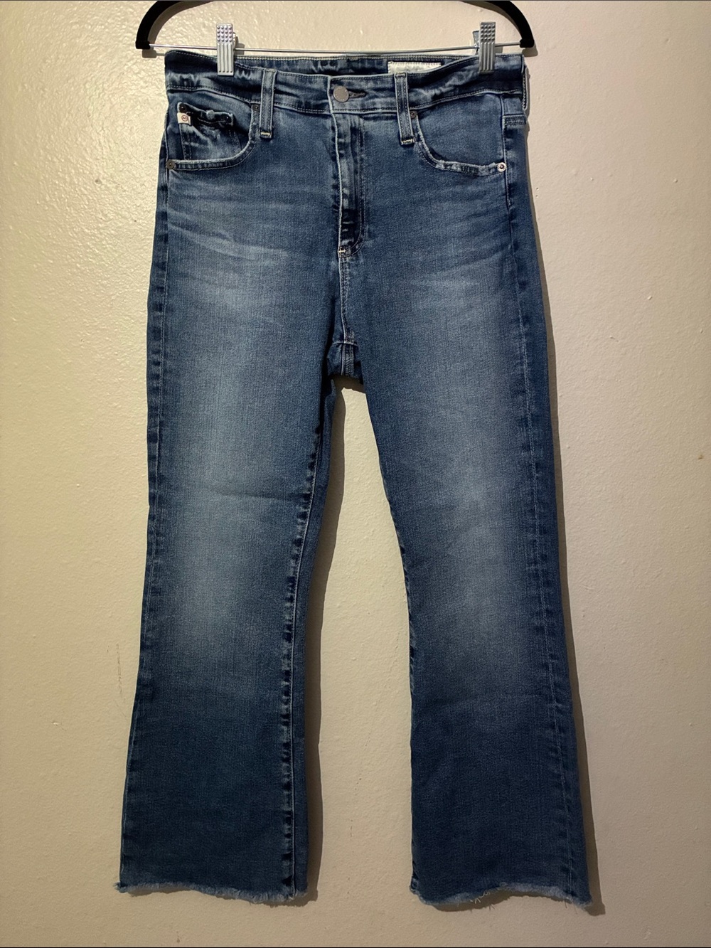 Ag-ed Denim Bootcut Raw Hem Jeans